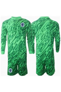 Nederland Keeper Babyklær Hjemme Fotballdrakt til barn EM 2024 Lange ermer (+ Korte bukser)